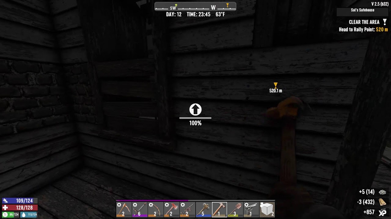 7 Days to Die My 1st Horde Since Coming Back to the Game