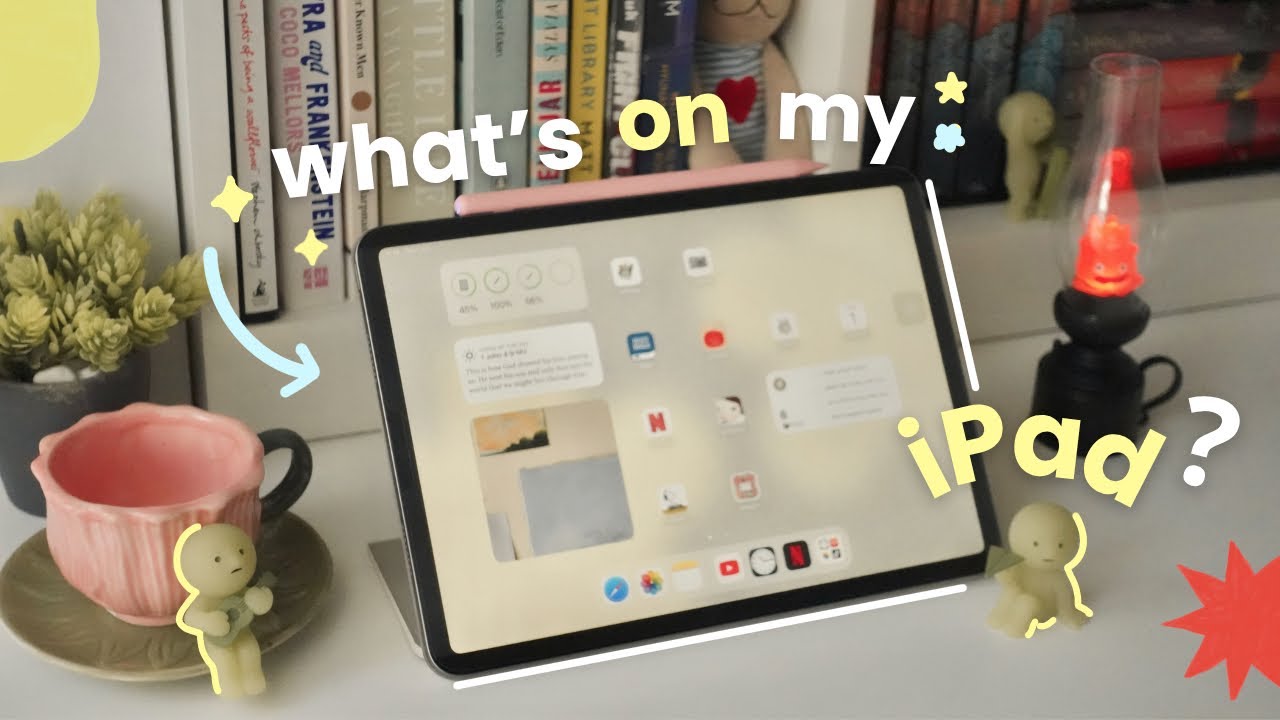 🍵 WHAT'S ON MY IPAD 2025 | apps & widgets tour | cozy games, note taking, productivity apps.𖥔 ݁ ˖