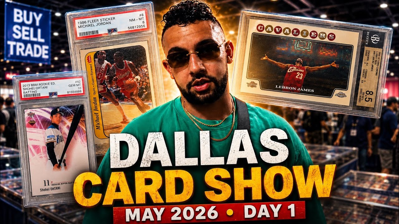 Dallas Card Show 2026 - Day 1 | Huge Deals & Rare Cards