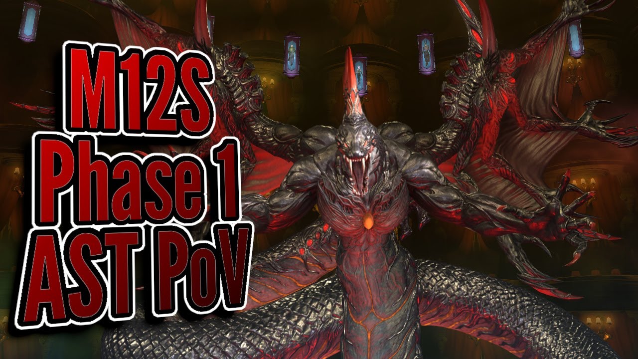 FFXIV | AAC Heavyweight M12 Savage Phase 1 + Transition Cutscene | AST PoV