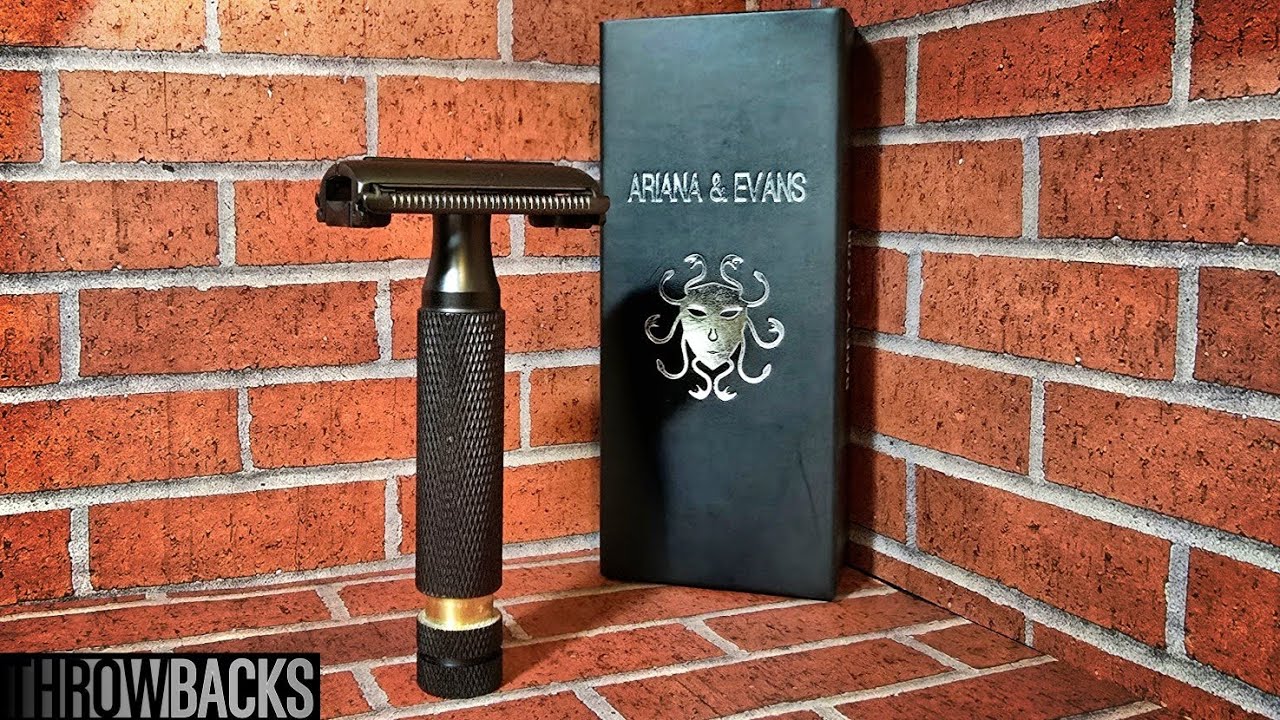 B1 Lancer Ariana & Evans Razor Review. Push to Open Safety Razor.