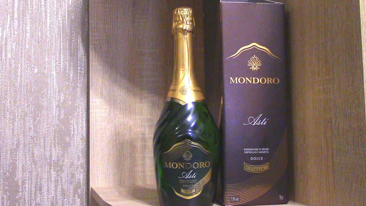 Mondoro Asti Sparkling wine white sweet 0.75L 7.5% Вино игристое Mondoro Asti белое сладкое