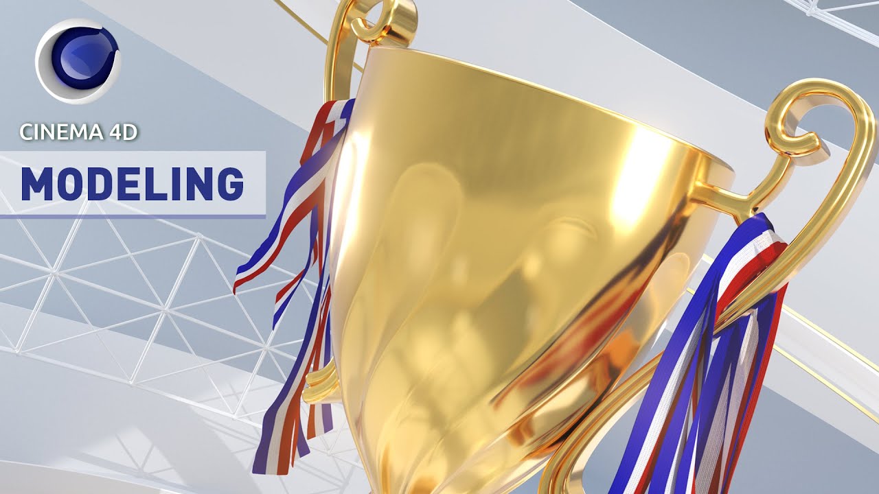 How to Make 3D Trophy Model in Cinema 4D | Trophy 3D Modeling | Tutorial #01