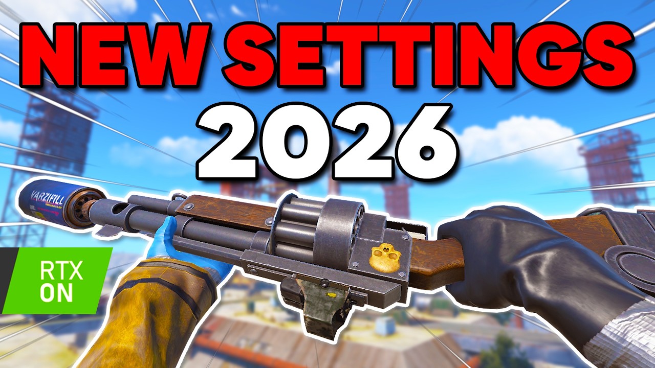 ЛУЧШИЕ новые настройки Rust для PVP в 2026! (Повышение FPS и устранение фризов)