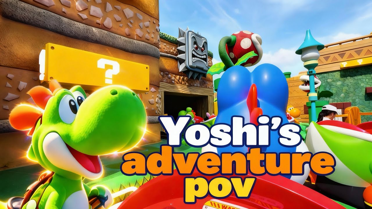 Yoshi's Adventure - Epic Universe On Ride POV