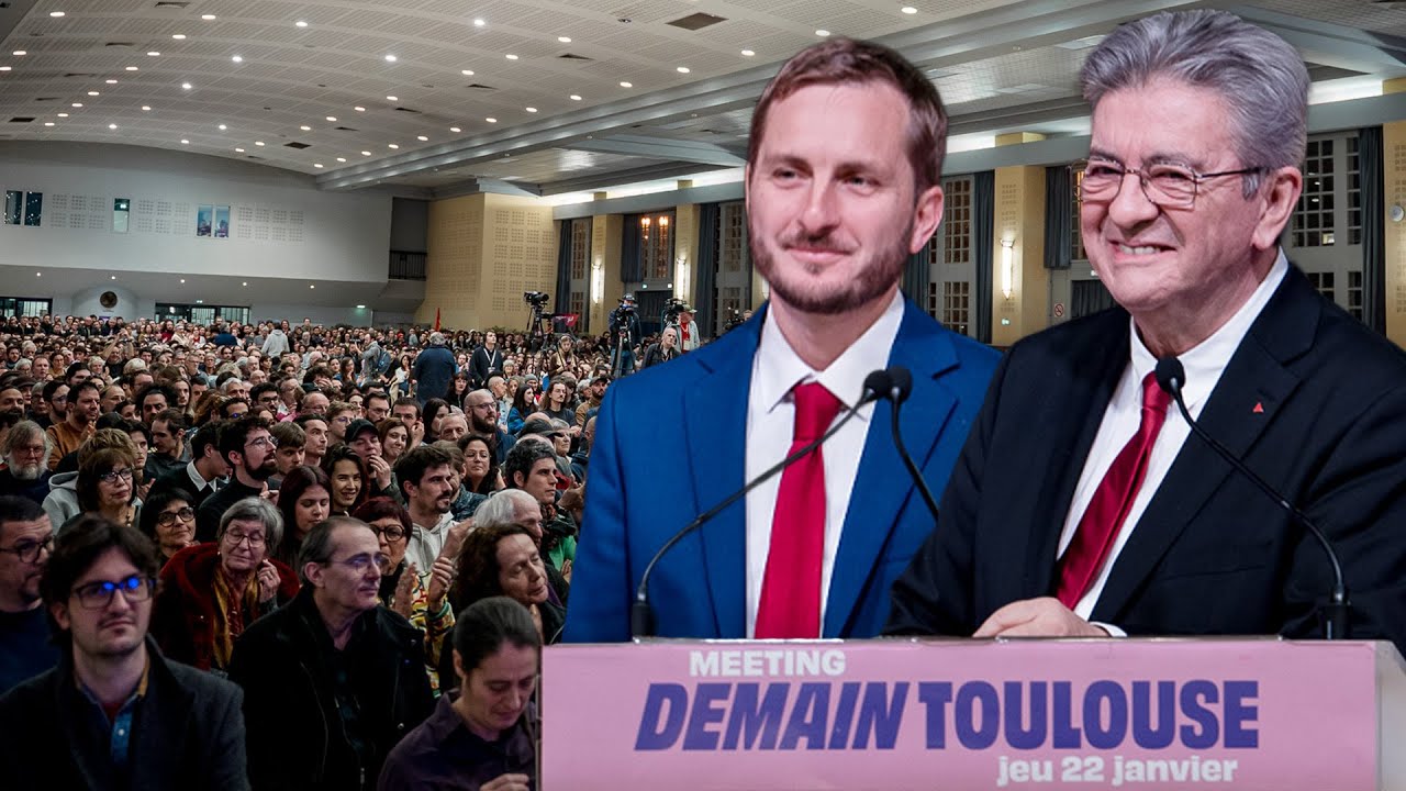 Meeting à Toulouse avec François Piquemal, Ada Colau et Anissa Benyoub