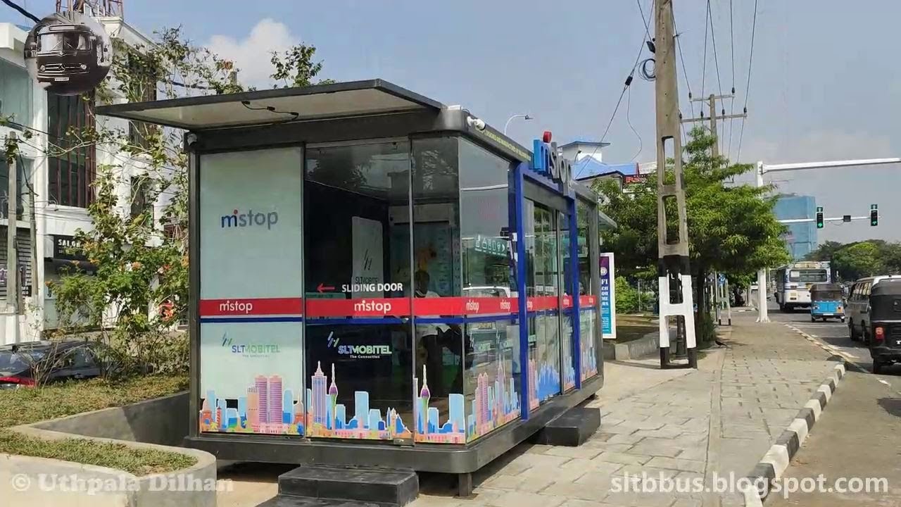 Sri Lanka Army-innovated multi-functional bus stop at Kotte