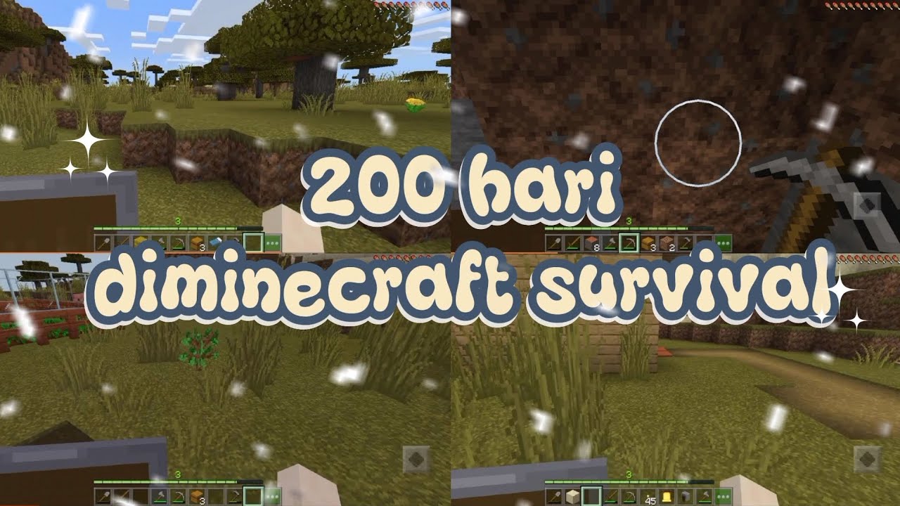 200 hari di minecraft survival || part 1