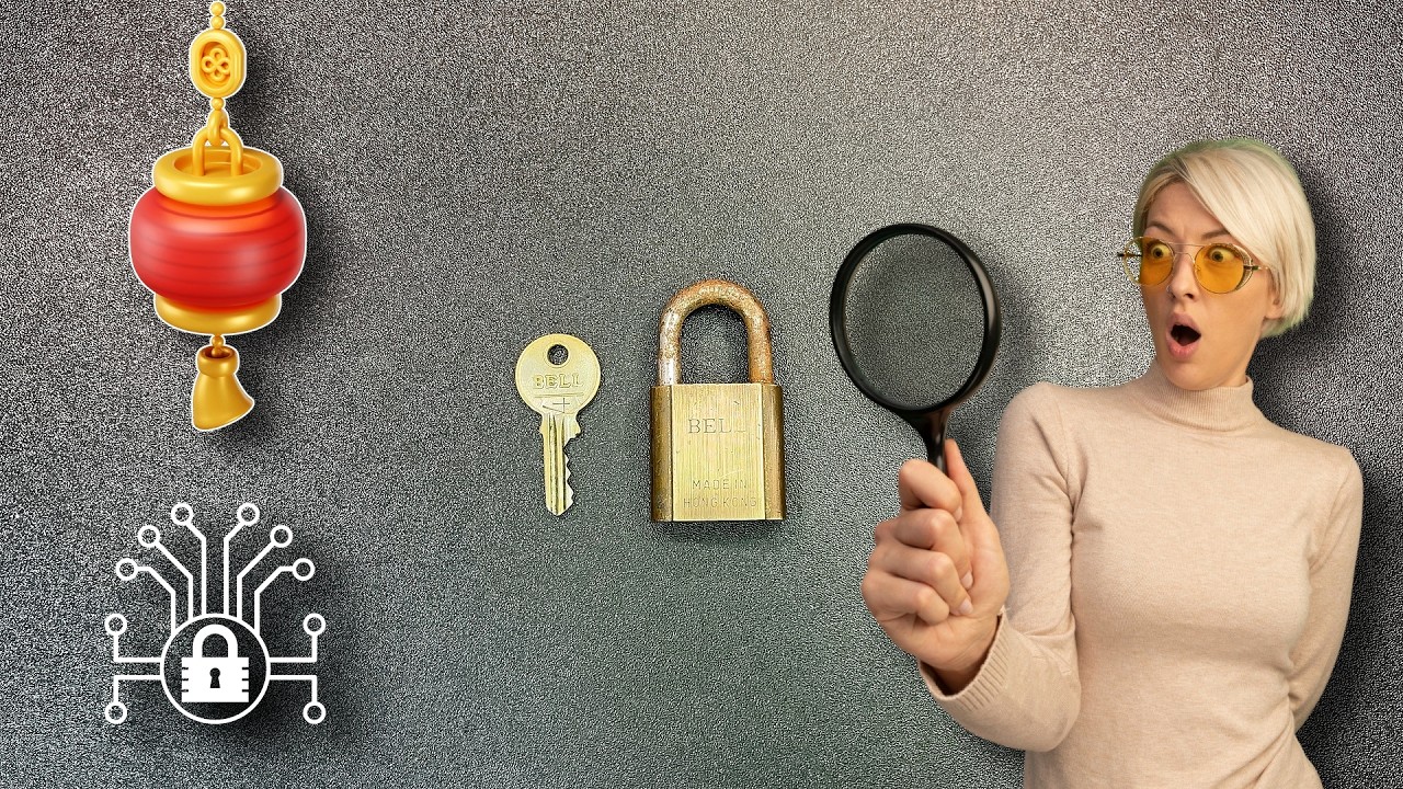 BELL No. 416 🔔🇭🇰 Old small padlock picked