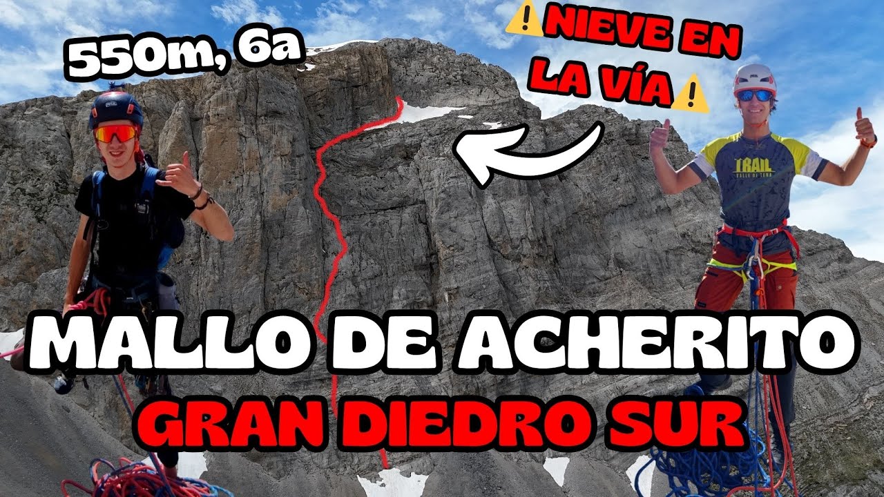 MALLO de ACHERITO - Escalada al GRAN DIEDRO SUR