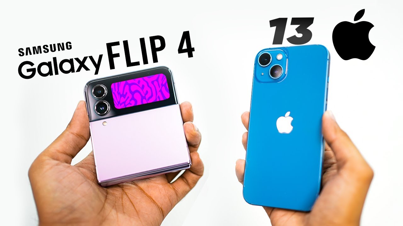 Samsung Z Flip 4 vs iPhone 13