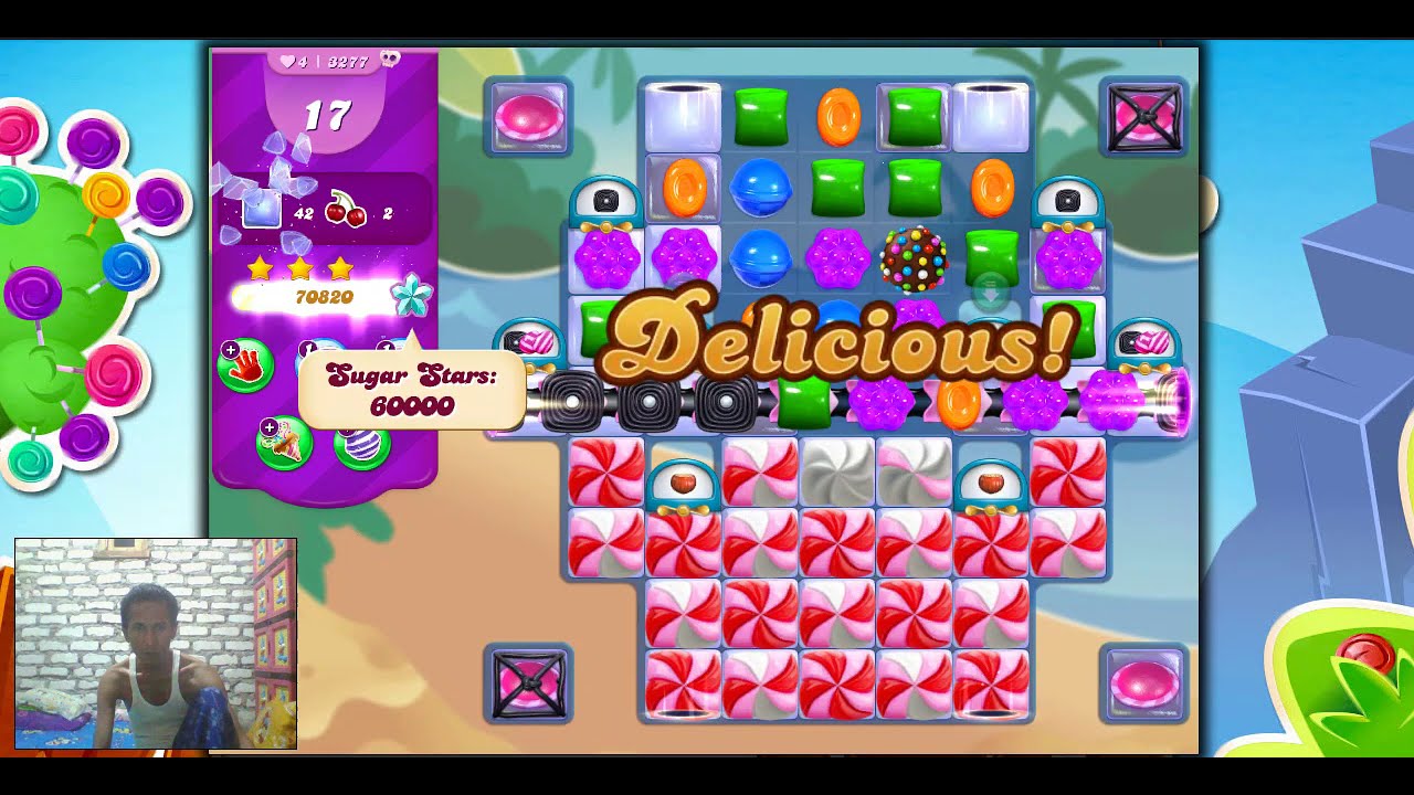 Candy Crush Saga Level 3277, Sugar Stars
