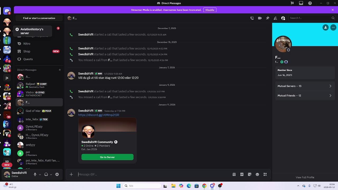 Join dicord