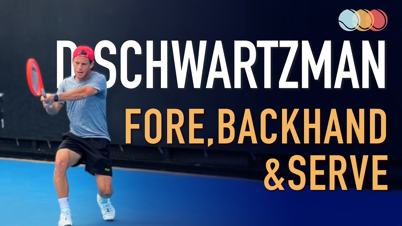 Diego Schwartzman - Forehand, Backhand & Serve [Super Slow Motion] (2021)