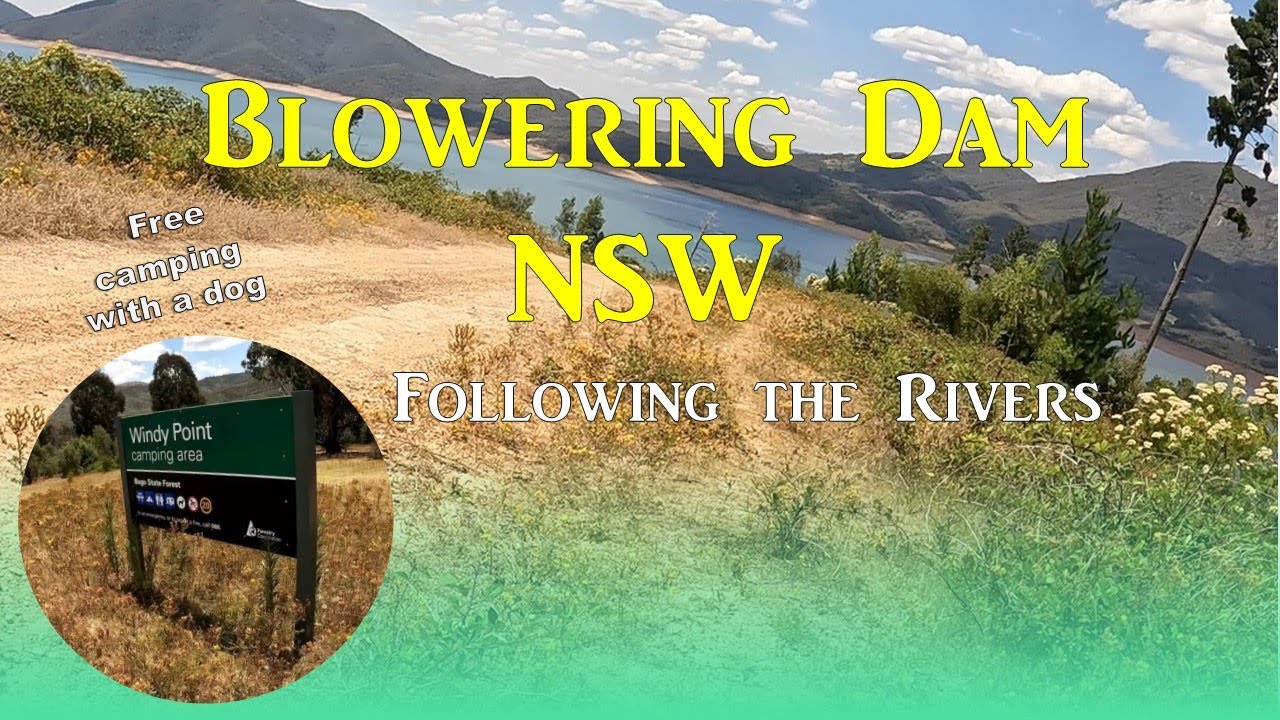 Blowering Dam NSW - free camping with a Dog #caravanningaustralia