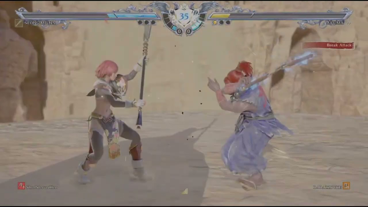 SCVI☆SEONG ME-NA VS AKUMA☆SRGM