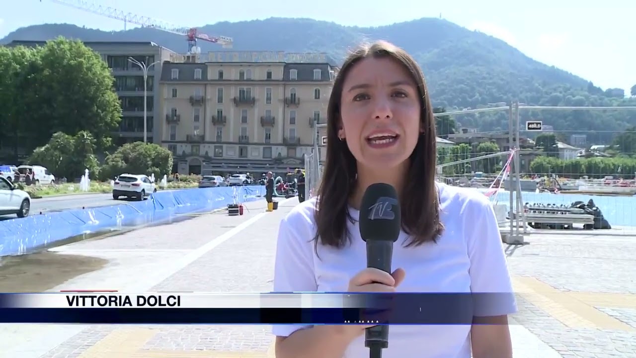 Etg - Maltempo nel Comasco, i violenti temporali trasformano il lago in un tappeto di detriti