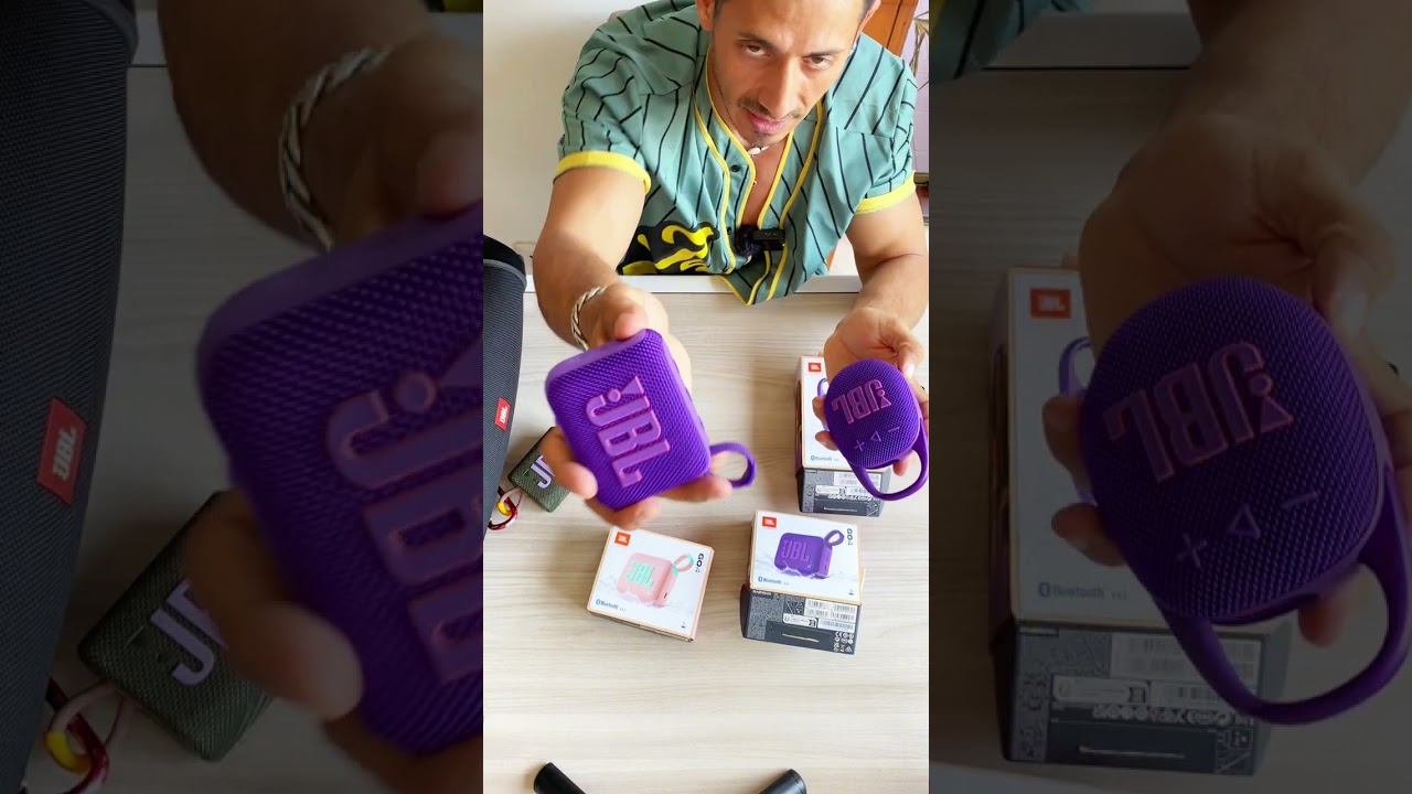 Parlantes JBL Go 4 vs JBL Clip 5  comparativa de potencia