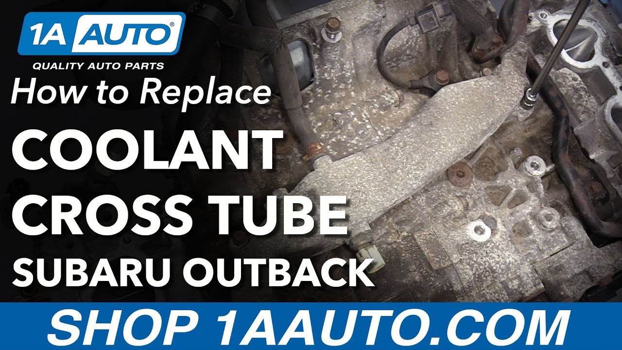 How to Replace Coolant Cross Tube 04-09 Subaru Outback