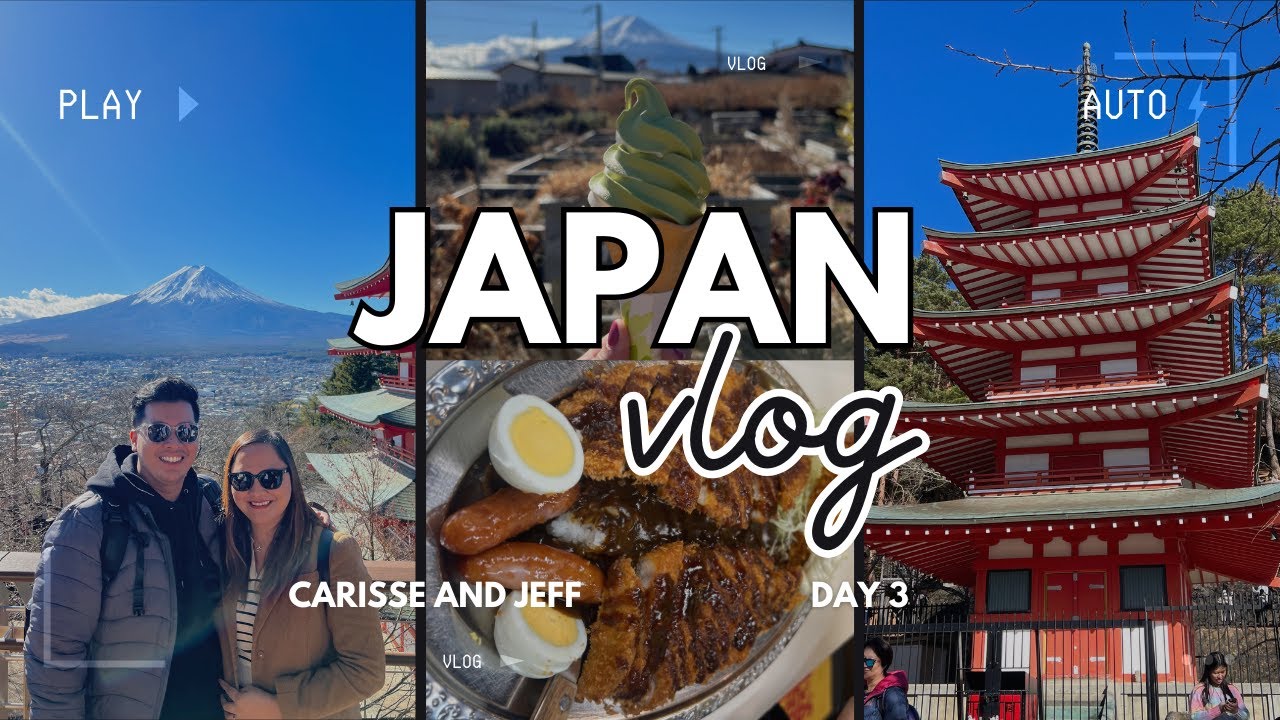 TOKYO JAPAN VLOG | DAY 3 | MT.FUJI DAY TOUR | CHUREITO PAGODA | GO GO CURRY SHIBUYA | SHINJUKU BUS