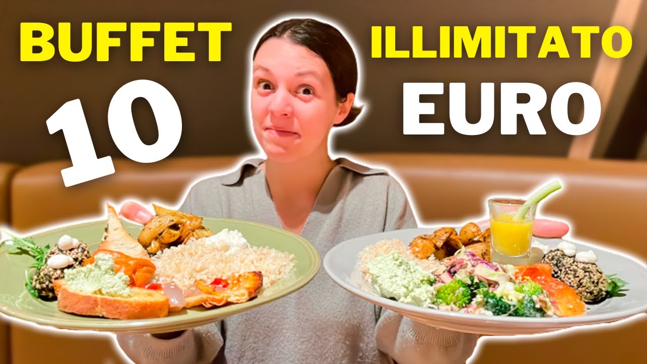 TUTTO QUESTO CIBO A SOLO €10 🤩 buffet all you can eat