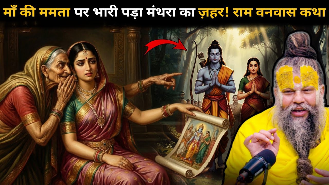 क्यों कैकई माता ने मांगा भगवान श्री राम के लिए 14 वर्ष का वनवास 😔मंथरा का ज़हर और कैकेयी का मोह 