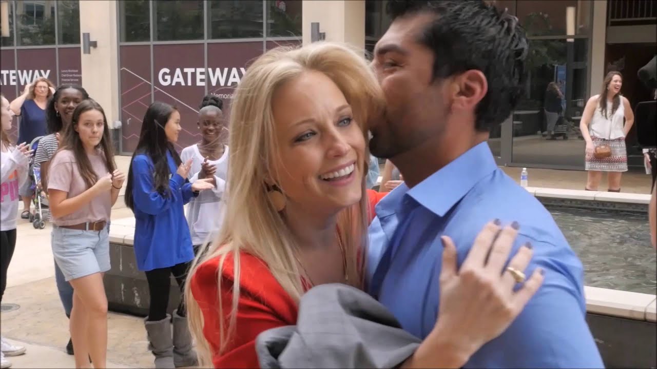 Micah and Edgar's Surprise Flash Mob Proposal - Houston, TX