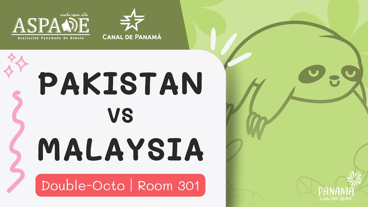 Double Octofinals Room 301, Pakistan vs Malaysia