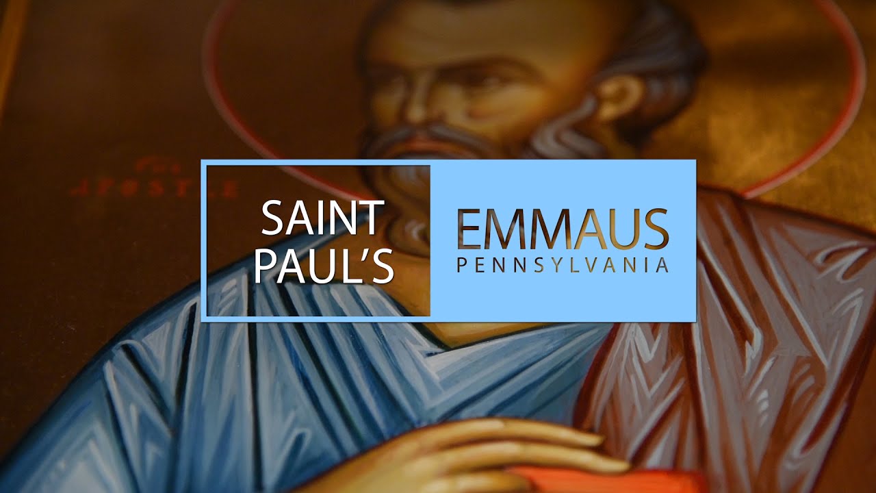 Welcome to St. Paul's in Emmaus, Pennsylvania
