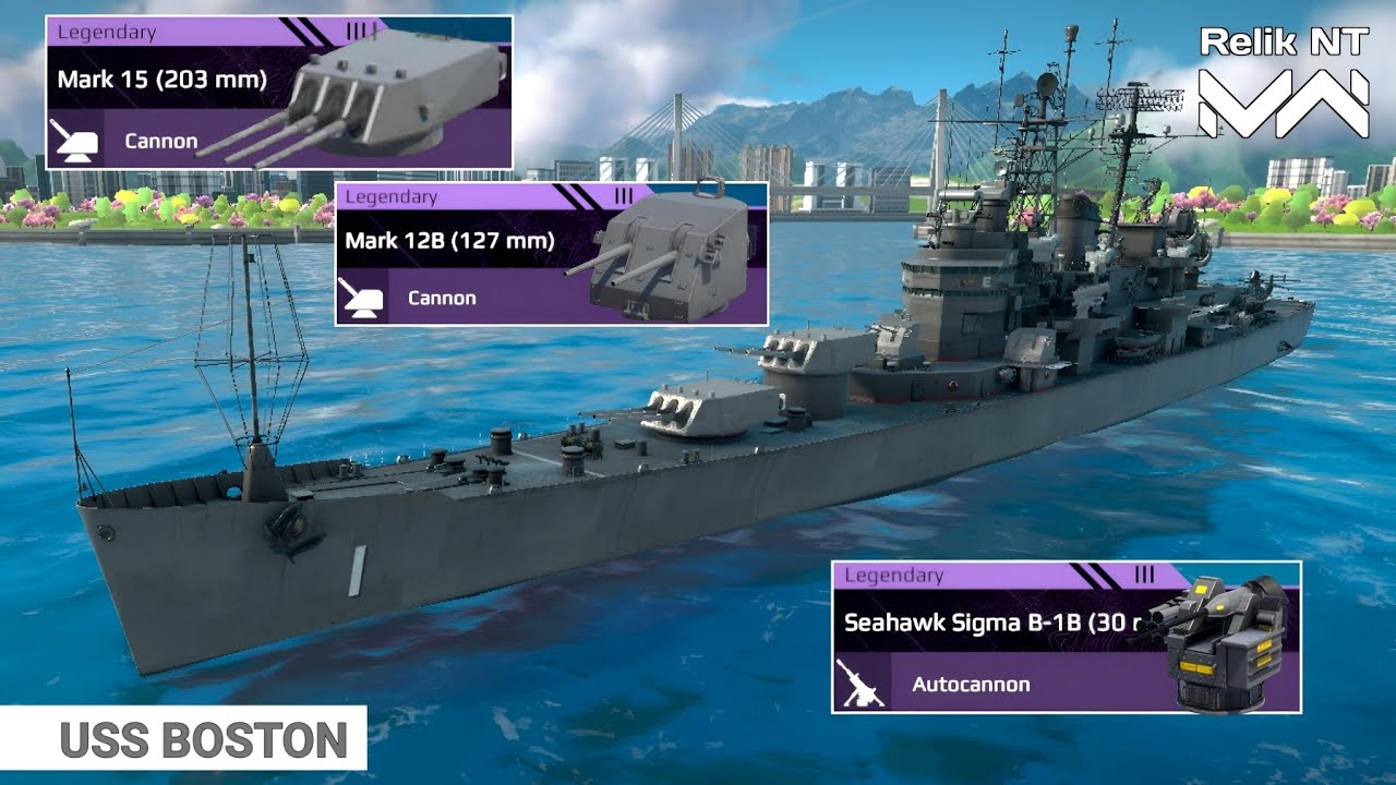 New Bundle USS Boston Cruiser Review And Gameplay🔥 Modern Warships New Event 