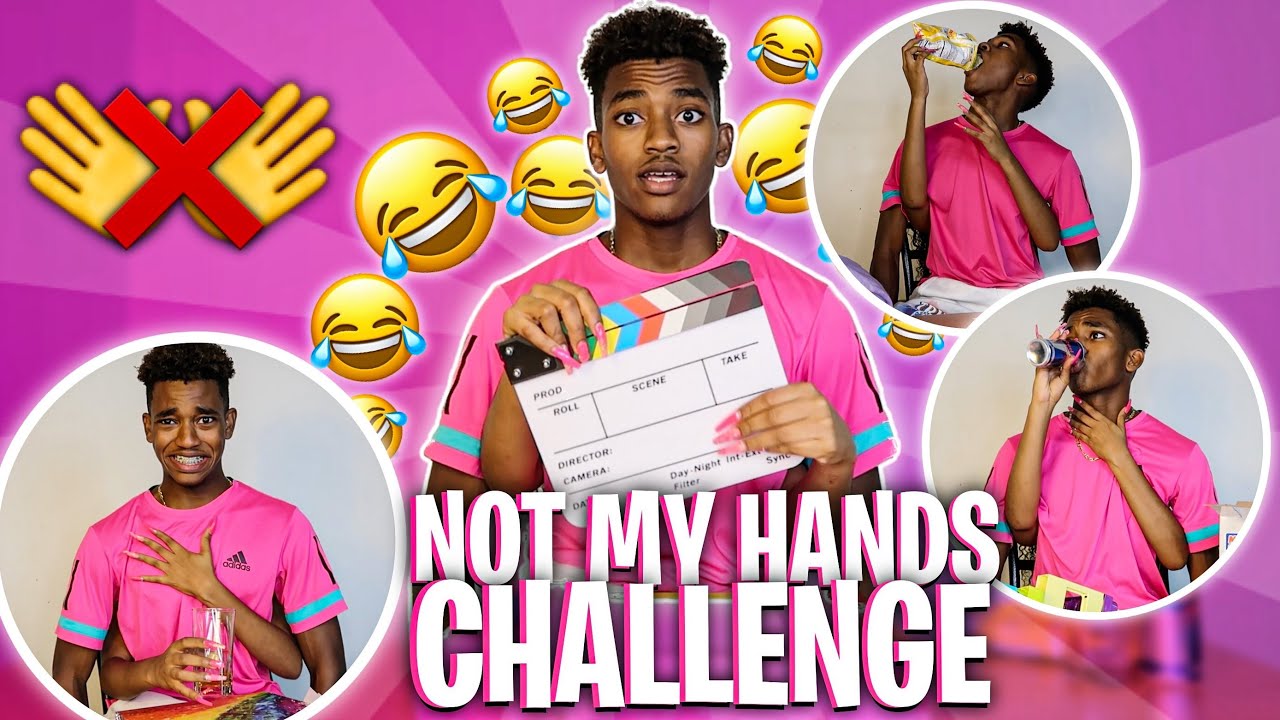 NOT MY HANDS CHALLENGE!  FT. TASH FIERCE | CHAD LUCHEY VLOGS