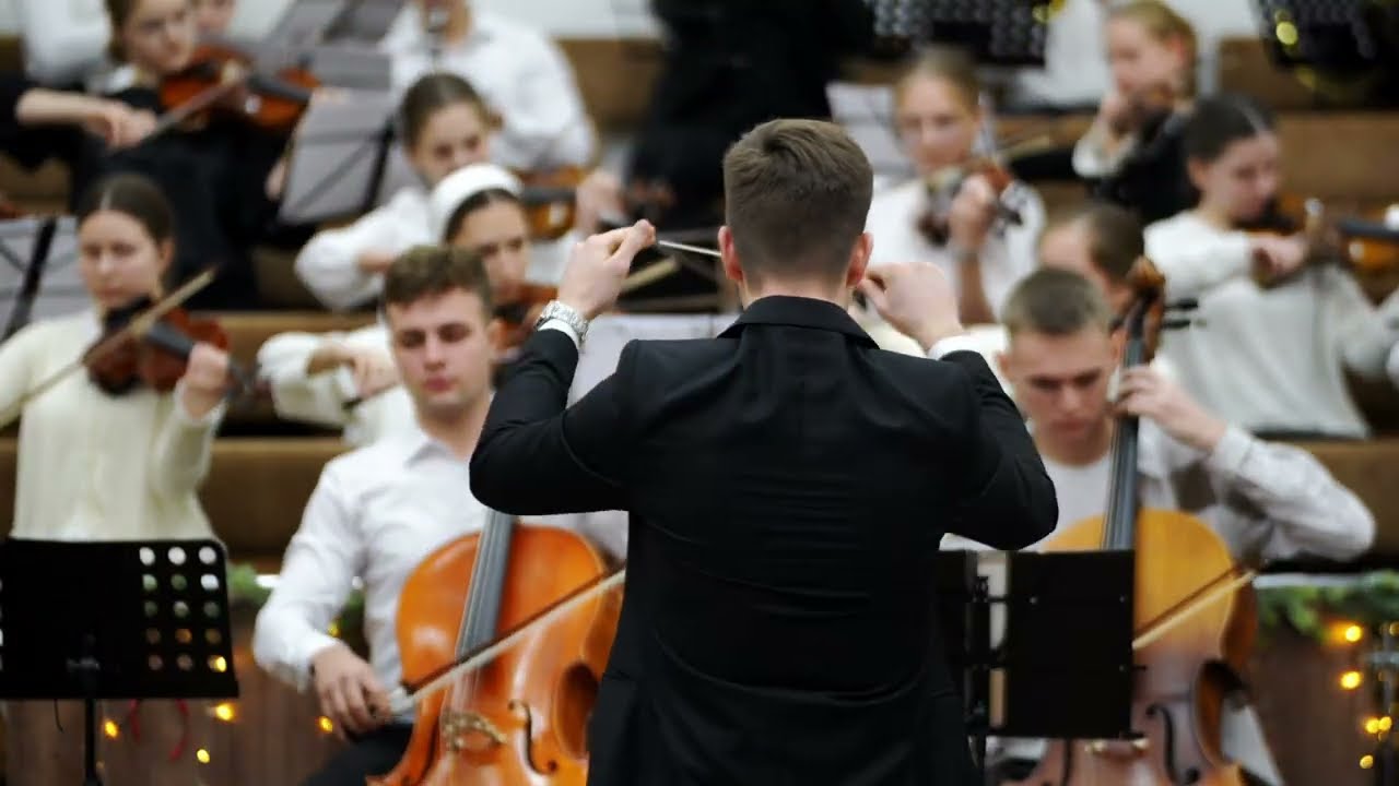 На сердце лишь песня одна - симфонический оркестр церкви г. Павлодара | symphony orchestra