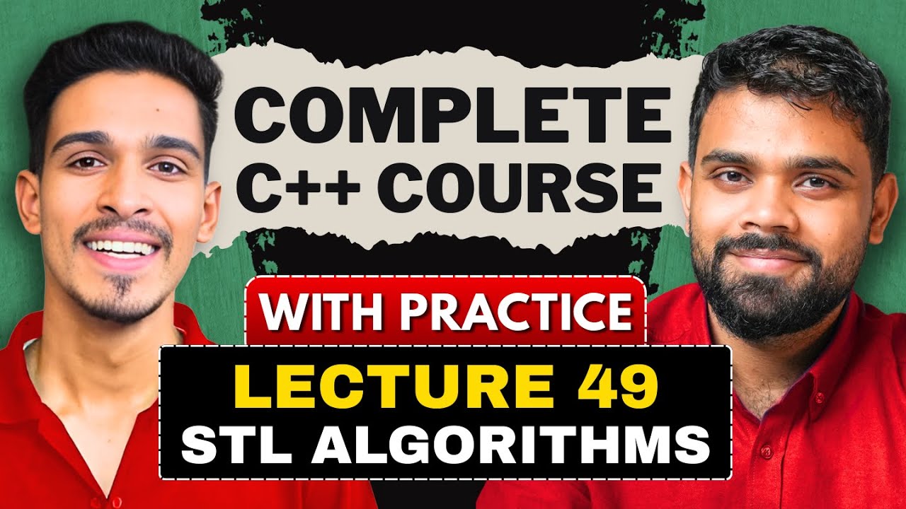 lec 49 | Итераторы и алгоритмы STL | STL | Полный курс C++ | LearnYard