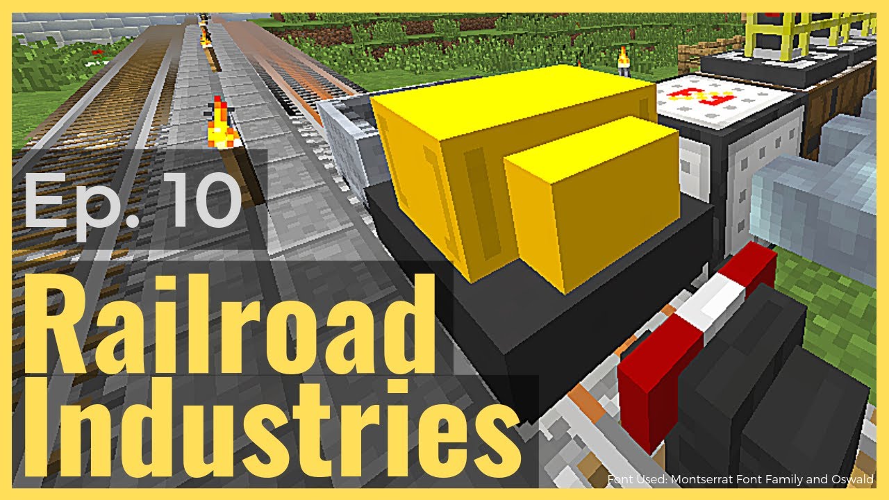 Electric Locomotives and Tracks | Episode 10 | Railroad Industries Modpack