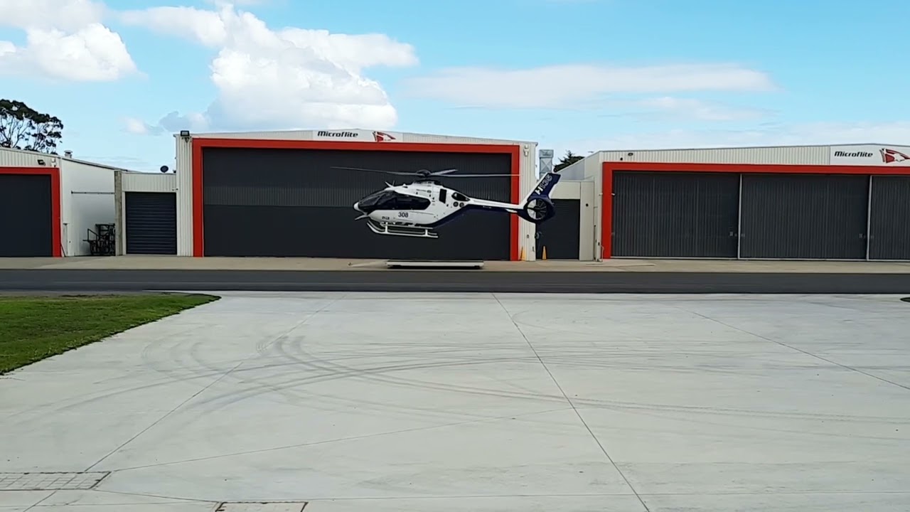 Microflite H135 taxiing for takeoff