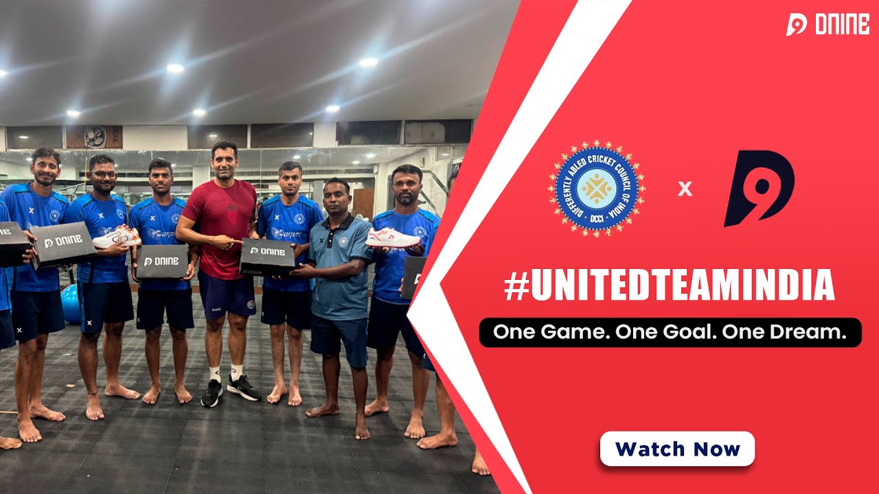 India’s Mixed Disabled Cricket Team |DNINE Sports | Best Cricket Shoes