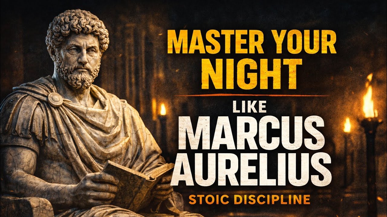 Marcus Aurelius Night Routine – Stoic Discipline That Builds Kings 👑 | Own the Night Master Yourself