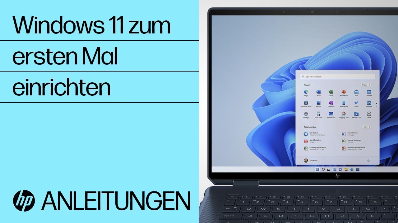 Windows 11 zum ersten Mal einrichten | HP Support