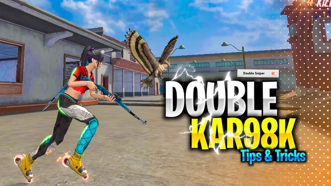 GOD LEVEL DOUBLE ( KAR98 )  TRICKS || DOUBLE SNIPER Headshot Trick