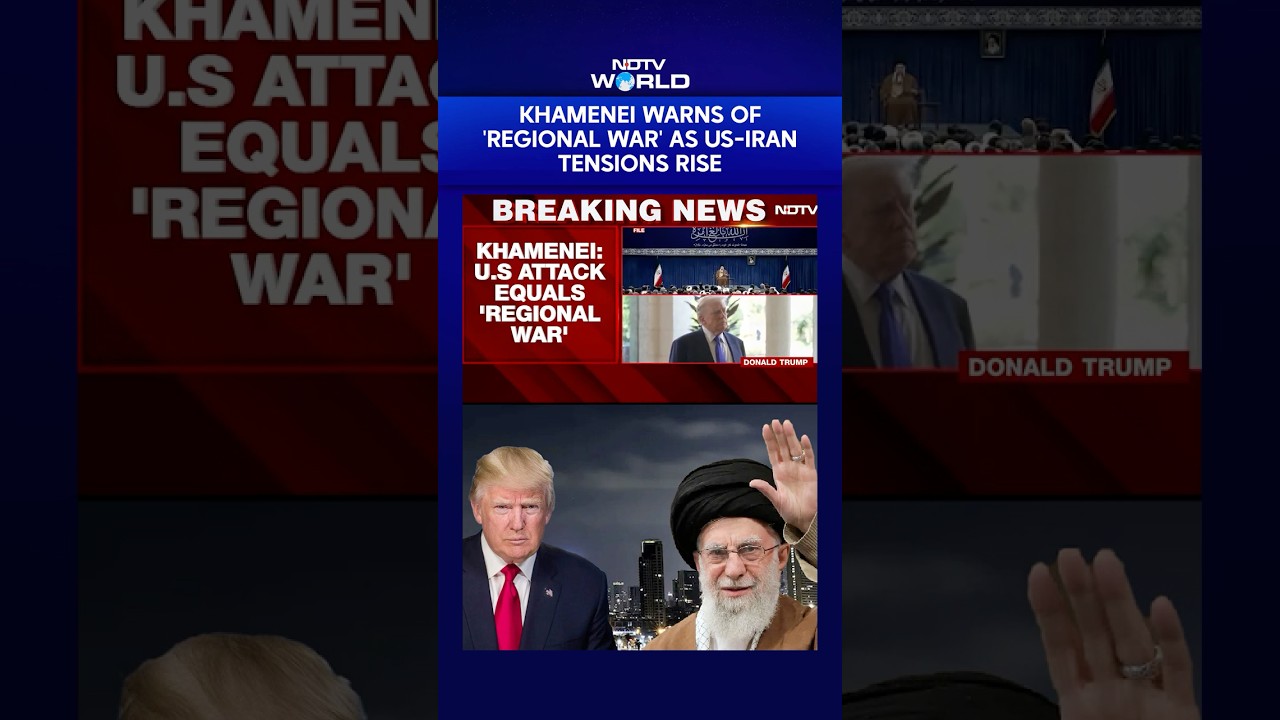 US Iran Tensions | Khamenei Warns Of 'Regional War' As US-Iran Tensions Rise