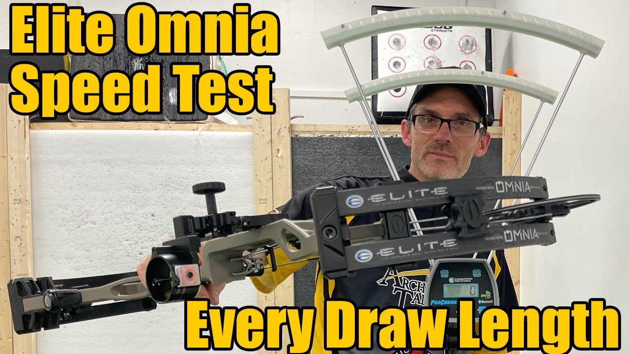 Elite Omnia Speed Test at Every Draw Length