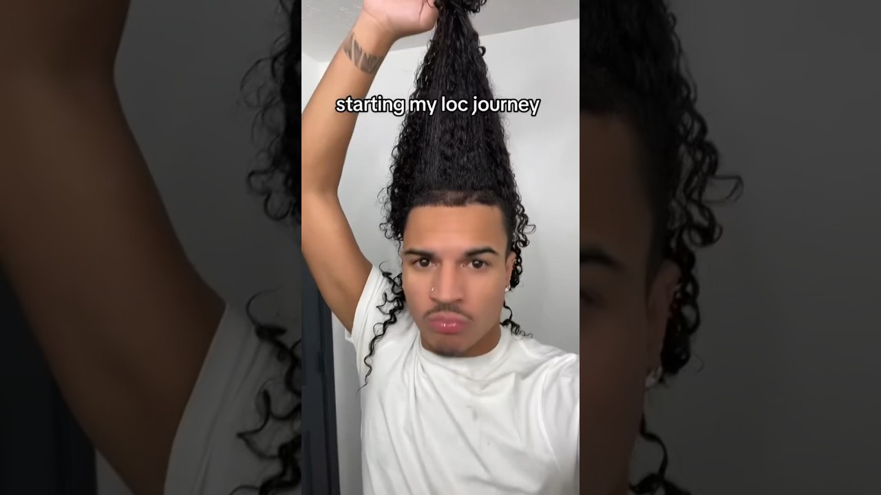 Starter locs on long type 3 hair! Will they lock up? 🤔🌴 #shorts #naturalhair #hairtips