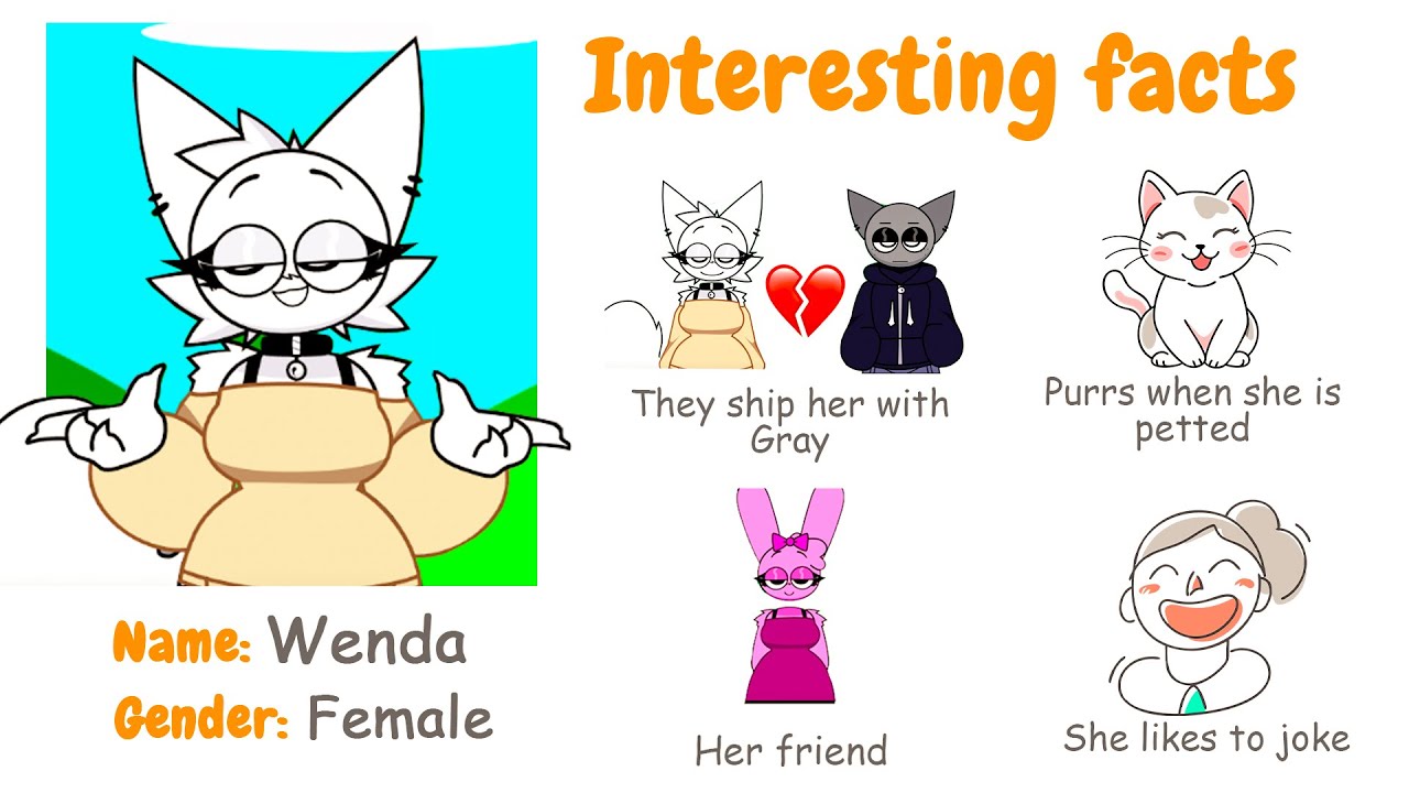 Sprunki Retake New Human - ALL Characters Description! | Interesting Facts |RELATIONSHIPS