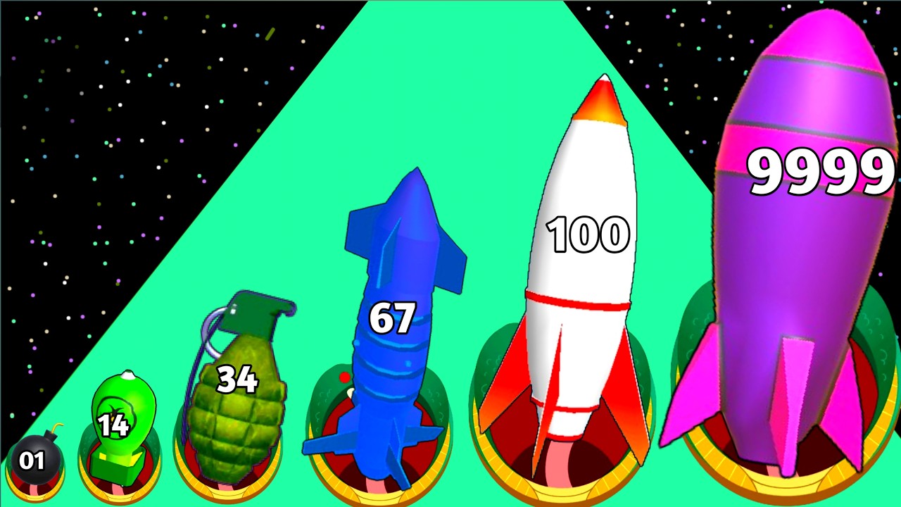 ATTACK HOLE – MAX LEVEL Bomb Evolution 💥 | Satisfying Android Gameplay