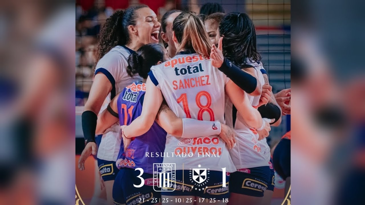 ALIANZA LIMA VOLEY SE MOLESTO CON LA SAN MARTIN Y LES DIERON UNA PALIZA 3 A 1