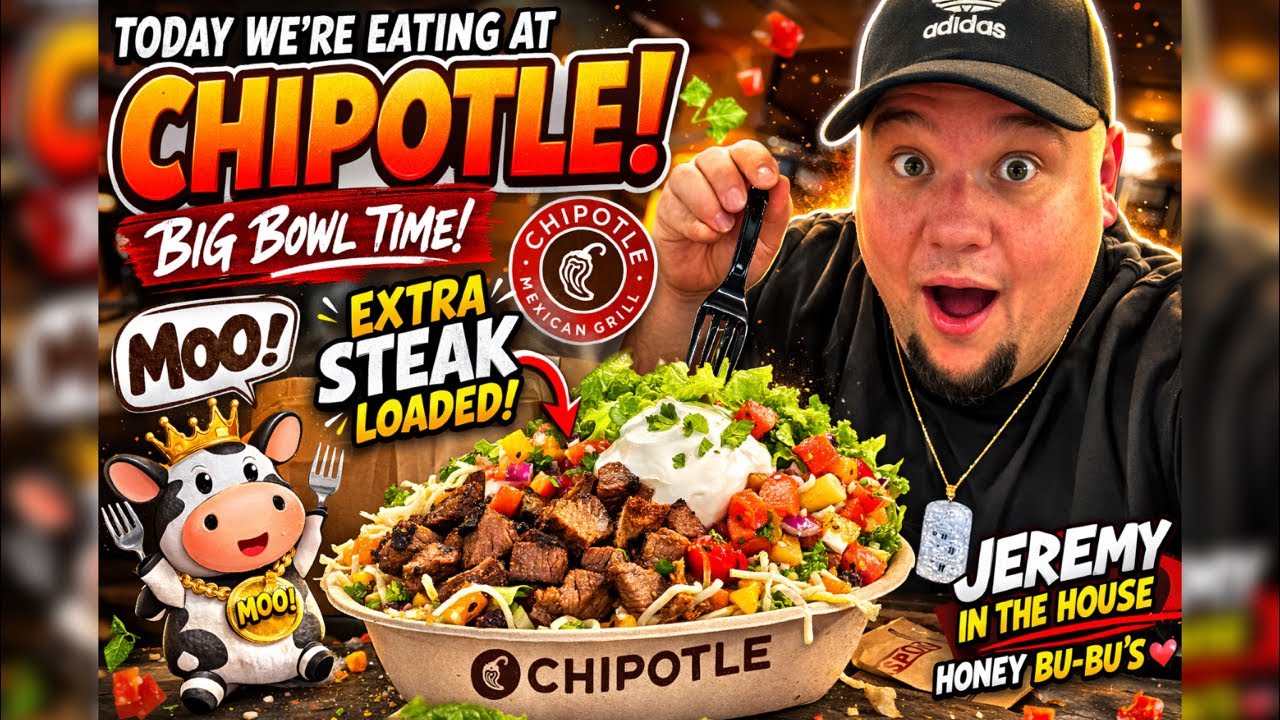 BIGGEST CHIPOTLE MUKBANG EVER 🌯🔥 Burritos, Bowls & BIG BITES | Jeremy In The House