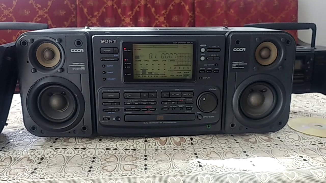 Test boombox Sony Zs-7