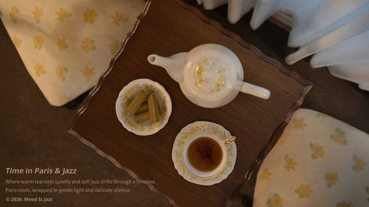 {Playlist} 카페처럼 흐르는 파리 재즈 🎧 집중 잘되는 감성 재즈 | Paris Jazz Playlist ☕ Relaxing Music