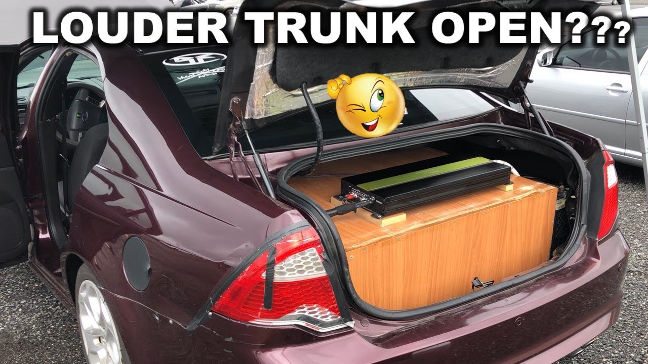 LOUDER TRUNK OPEN OR CLOSED!? 2 12S TRUNK BUILD RESULTS