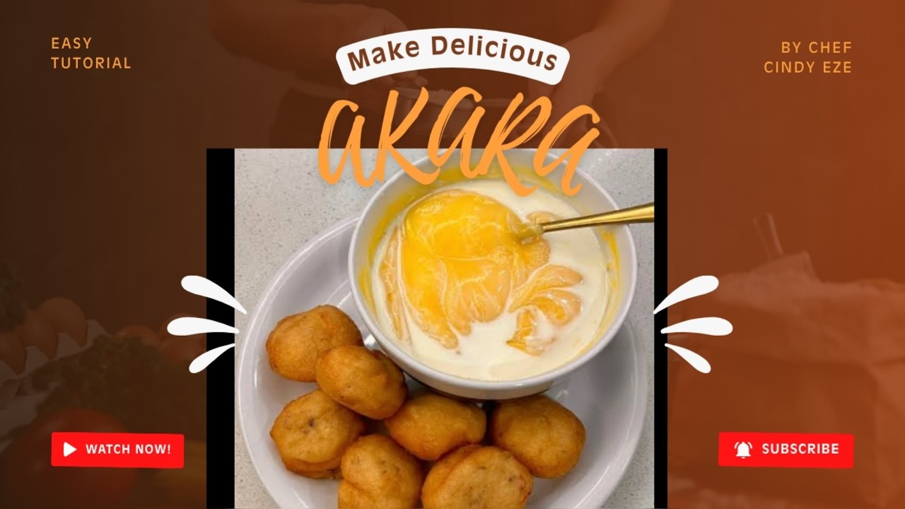Making fluffy akara